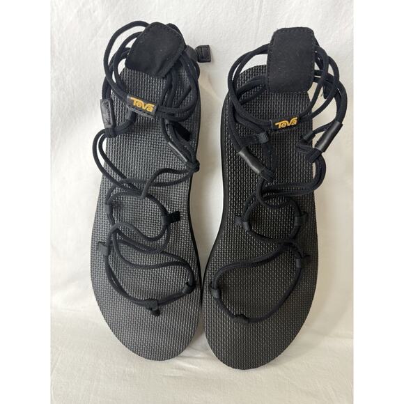 Teva Midform Infinity Sandals Women’s Size 11 Black Strappy Bungee - Picture 6 of 8